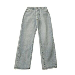 Rolla's Jeans 28 Eco Erin Blue‎ The Dusters High Rise Slim Straight Leg Stretch